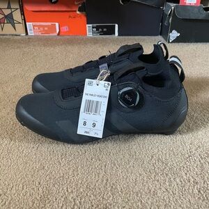 Adidas Parley x The Road BOA “Black Carbon” Cycling Shoes *Mens Size 8* (GW6266)